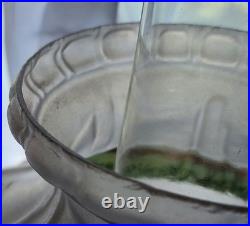 Antique Aladdin #12 Nickel Table Lamp & 601s Rural Shade Some Original Boxes