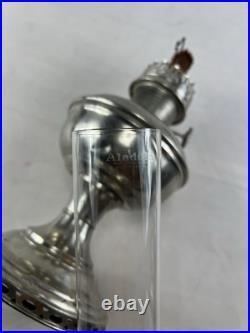 Antique Aladdin 1915-16 Model 6 Nickel Mantle Kerosene Oil Lamp Pls Read Desc