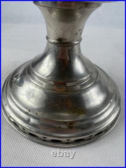 Antique Aladdin 1915-16 Model 6 Nickel Mantle Kerosene Oil Lamp Pls Read Desc