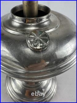 Antique Aladdin 1915-16 Model 6 Nickel Mantle Kerosene Oil Lamp Pls Read Desc