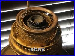Antique Aladdin 20 GWTW Babyface Foot Oil Lamp Withwick Cleaner & Eagle Shade