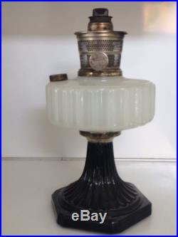 Antique Aladdin Alladin Nu Type Model B Black And White Lamp
