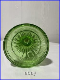 Antique Aladdin B-81 Green Oil Lamp 1937-1938 Beehive Pattern Model B Burner