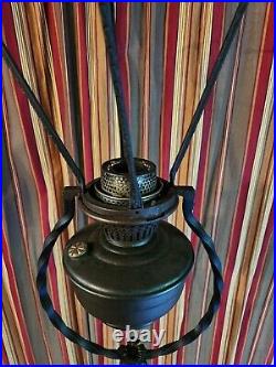 Antique Aladdin BIRDCAGE Model 1250 Floor Oil Lamp