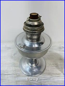 Antique Aladdin BURNER MODEL C Nickle Oil Lamp MOD. C New Wick Ind Bras