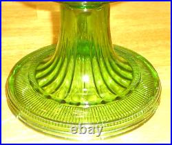 Antique Aladdin Beehive Green Oil Lamp Fount / Foot Only (No Burner Etc.) A22