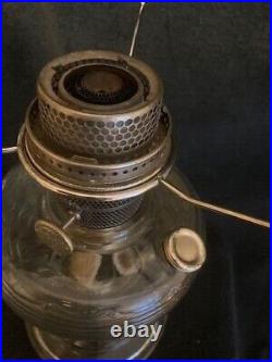 Antique Aladdin Beehive table lamp, 1937-1938/Aladdin Nu-Type Nickel Model B