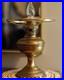 Antique Aladdin Brass Electrified Oil Kerosene Table Lamp