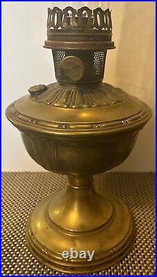 Antique Aladdin Brass Kerosene Lamp Model 8 1919-1920 Beautiful