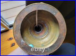 Antique Aladdin Brass Model #6 Oil Lamp Electrified 1915-16 Shades Included