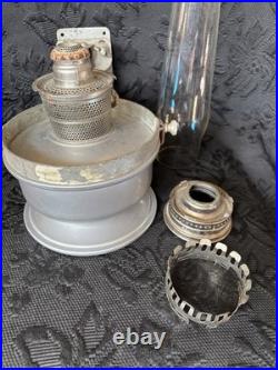 Antique Aladdin Caboose Wall Mounted Oil Lamp