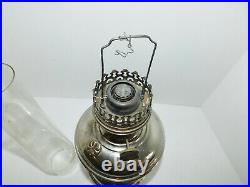 Antique Aladdin Chrome Oil Kerosene Lamp Model 6