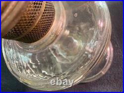 Antique Aladdin Clear Beehive Lamp, 1937-1938/Burner Nu-Type Brass Model B