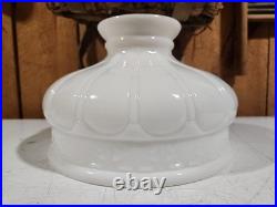 Antique Aladdin Coleman Gas Oil Kerosene Lamp Lantern Glass Shade 10 Fitter