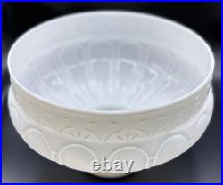 Antique Aladdin Coleman Gas Oil Kerosene Lamp Lantern Glass Shade 9 1/2 Fitter