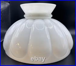 Antique Aladdin Coleman Rayo Gas Kerosene Oil Milk Glass Lamp 10 Shade