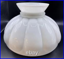 Antique Aladdin Coleman Rayo Gas Kerosene Oil Milk Glass Lamp 10 Shade