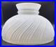 Antique Aladdin Coleman Rayo Kerosene Oil Milk Glass Swirl Ribbed Lamp 10 Shade
