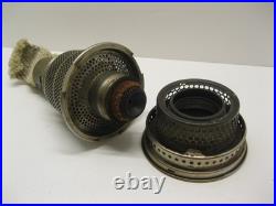 Antique Aladdin Corinthian B-105 Clear Font Green Foot Oil Lamp 1935-36 complete