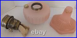Antique Aladdin Corinthian Rose Moonstone Oil Lamp 23 Burner