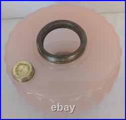 Antique Aladdin Corinthian Rose Moonstone Oil Lamp 23 Burner