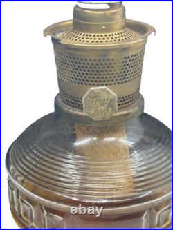 Antique Aladdin Genie Oil Lamp Model 23 Brass Burner VINTAGE CHECK DESCRIPTION
