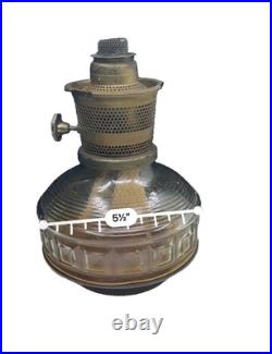 Antique Aladdin Genie Oil Lamp Model 23 Brass Burner VINTAGE CHECK DESCRIPTION