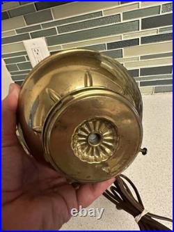 Antique Aladdin Hanging Lamp Kerosene Converted To Electric No. 6