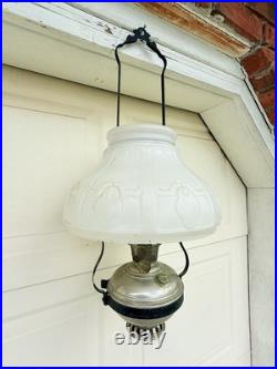 Antique Aladdin Hanging Oil Lamp