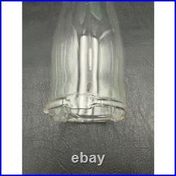 Antique Aladdin Jadeite Green Milk Glass Quilted Oil Lamp Hand Painted Shade