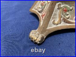Antique Aladdin Jewel Case Parisian Bronze or Cast Electric Lamp