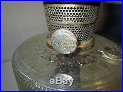 Antique Aladdin Kerosene Oil Lamp Nu-type Model B Clear Glass