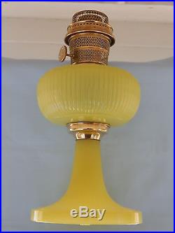Antique Aladdin Lamp- B-88-Yellow Moonstone Vertique