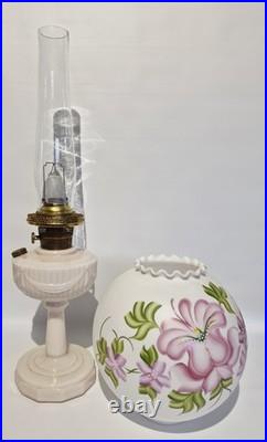Antique Aladdin Lamp Ball Shade This Lamp Is Fully Functional And Ready To Use
