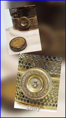 Antique Aladdin Lamp Ball Shade This Lamp Is Fully Functional And Ready To Use