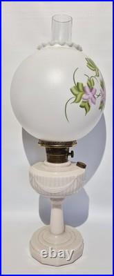 Antique Aladdin Lamp Ball Shade This Lamp Is Fully Functional And Ready To Use