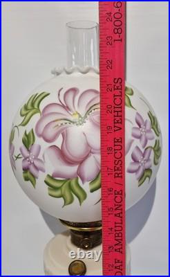 Antique Aladdin Lamp Ball Shade This Lamp Is Fully Functional And Ready To Use
