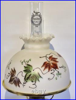 Antique Aladdin Lamp Bell Shade This Lamp Is Fully Functional And Ready To Use