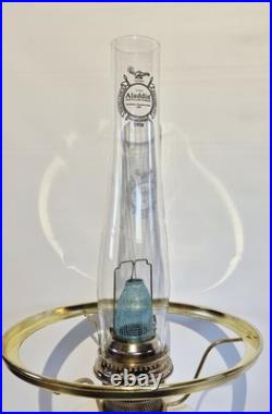Antique Aladdin Lamp Bell Shade This Lamp Is Fully Functional And Ready To Use