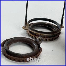 Antique Aladdin Lamp Parts Lot Nu Type Model 11 Burners Wicks Gallery Parts