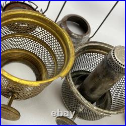 Antique Aladdin Lamp Parts Lot Nu Type Model 11 Burners Wicks Gallery Parts