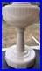 Antique Aladdin Lincoln Drape Pink Ivory Oil Kerosene Table Lamp