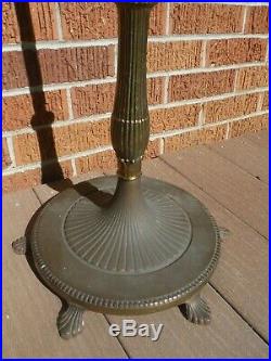 Antique Aladdin Mantle Lamp Floor Oil Kerosene Base Model 2100, Burner Model 12
