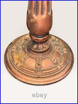 Antique Aladdin Model 0715 Copper Banker Desk Lamp Heavy Cast Base Piano