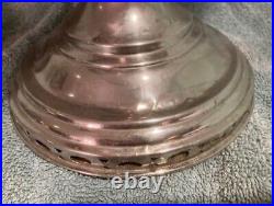 Antique Aladdin Model #11 Kerosene Lamp Nickel with Shade/Burner Chicago1922-1928