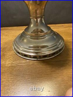 Antique Aladdin Model 11 Kerosene Oil Lamp 1920s Nickel