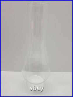 Antique Aladdin Model # 11 Nickel Kerosene oil Lamp with chimney & bracket USA