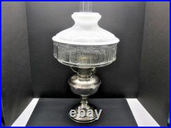 Antique Aladdin Model 11 Nickel Plated Lamp Complete