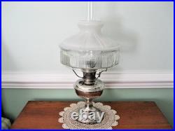 Antique Aladdin Model 11 Nickel Plated Lamp Complete