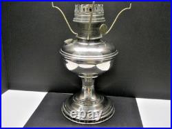 Antique Aladdin Model 11 Nickel Plated Lamp Complete